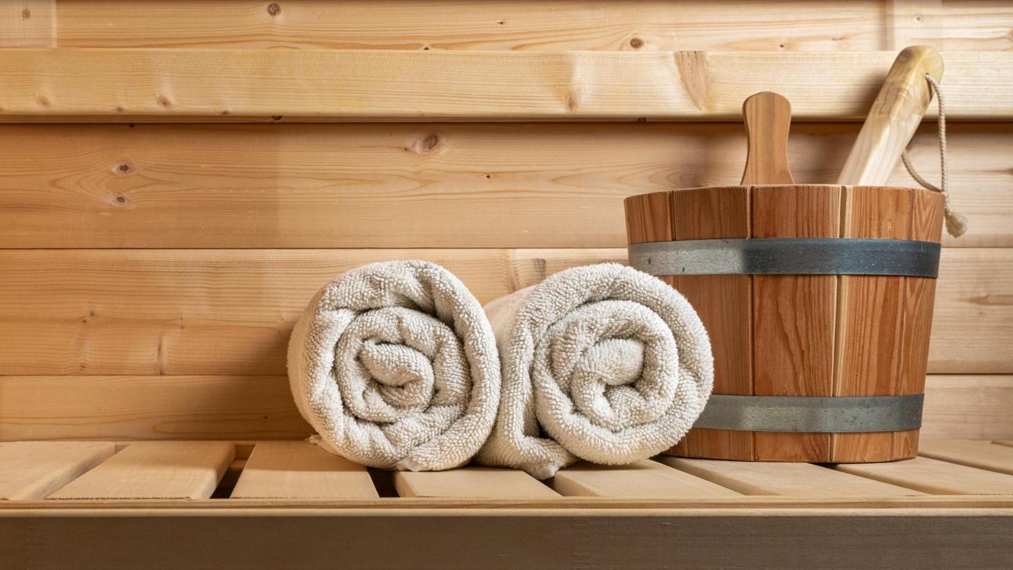 Eilandhotel Texel De Cocksdorp (Texel) Exterior foto Sauna accessories